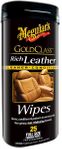 Meguiars Gold Class Rich Leather Wipes (25 ct.)