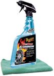 Meguiar's Hot Rims Aluminum Wheel Cleaner (24 oz.) & Microfiber Cloth Kit