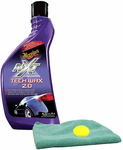 Meguiar's NXT Generation Tech Wax 2.0 Liquid Wax (18 oz), Microfiber Cloth & Foam Pad Kit