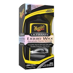 Meguiar's NXT Generation Tech Wax 2.0 Liquid Wax (18 oz), Microfiber Cloth & Foam Pad Kit