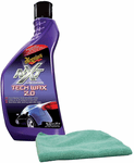 Meguiar's NXT Generation Tech Wax 2.0 Liquid Wax (18 oz) & Microfiber Cloth Kit