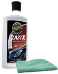 Meguiar's PlastX Clear Plastic Cleaner & Polish (10 oz) & Microfiber Cloth Kit