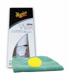Meguiar's White Paste Wax (7 oz), Foam Pad & Microfiber Cloth Kit