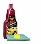 Meguiars Clear Coat Safe Rubbing Compound (16 oz.), Foam Pad & Microfiber Cloth Kit