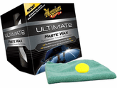 Meguiars Ultimate Paste Wax, Microfiber Cloth & Foam Pad Kit