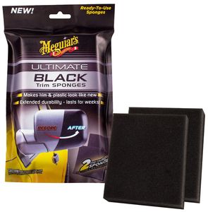 Meguiars Ultimate Pre-Treated Black Trim Sponges (Pair)