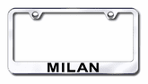 Mercury Milan Laser Etched Stainless Steel License Plate Frame