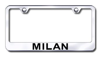 Mercury Milan Laser Etched Stainless Steel License Plate Frame