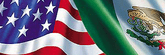 Mexican-American Flag Rear Window Decal