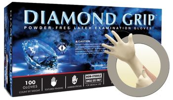 Microflex Diamond Grip Medium Latex Gloves (100 Count)