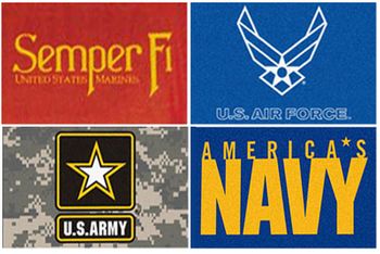 Military All Star Area Mats (33.75" x 42.5")