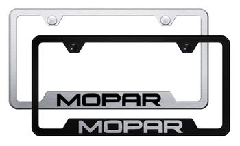 Mopar Laser Etched Stainless Steel Cut-Out Frame