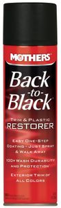 Mothers Back-To-Black Trim & Plastic Restorer Aerosol (10 oz)