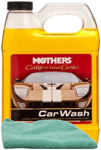 Mothers California Gold Car Wash (32 oz.), Microfiber Cloth Kit