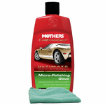 Mothers California Gold® Micro-Polishing Glaze (16 oz) & Microfiber Cloth Kit