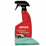 Mothers California Gold Instant Detailer (24 Oz.) & Microfiber Cloth Kit