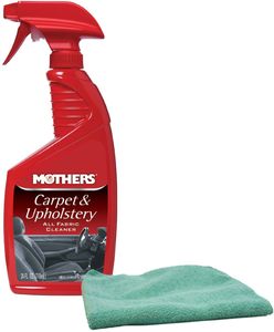 Mothers Carpet & Upholstery Cleaner & Microfiber Cloth Kit