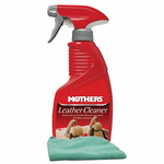 Mothers Leather Cleaner Spray & Microfiber Cloth Kit