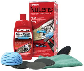 Mothers NuLens Headlight Renewal Kit & Microfiber Cloth Kit