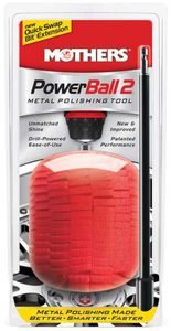 Mothers Powerball2 Metal Polishing Tool w/10" Extension