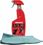 Mothers Vinyl, Leather & Rubber (VLR) Care (24 oz.), Microfiber Cloth Kit