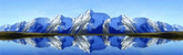 Mountain Lake Rear Window Decal