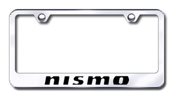 Nismo Laser Etched Stainless Steel License Plate Frame