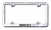 Nissan 300ZX Laser Etched Stainless Steel Wide License Plate Frame