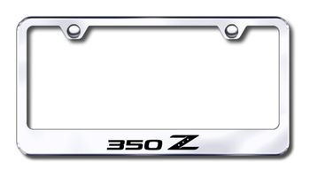 Nissan 350Z Laser Etched Stainless Steel License Plate Frame