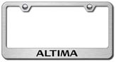 Nissan Altima Laser Etched Stainless Steel License Plate Frame