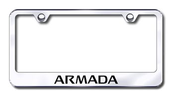 Nissan Armada Laser Etched Stainless Steel License Plate Frame