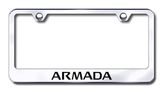 Nissan Armada Laser Etched Stainless Steel License Plate Frame
