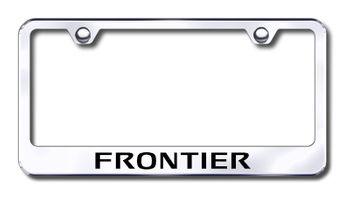 Nissan Frontier Laser Etched Stainless Steel License Plate Frame