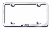 Nissan GT-R Laser Etched Stainless Steel Wide License Plate Frame