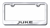 Nissan Juke Laser Etched Stainless Steel License Plate Frame