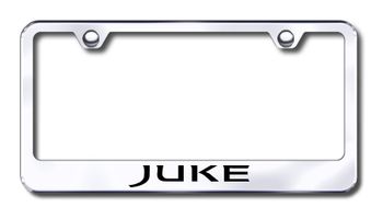 Nissan Juke Laser Etched Stainless Steel License Plate Frame