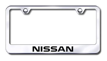 Nissan Laser Etched Stainless Steel License Plate Frame