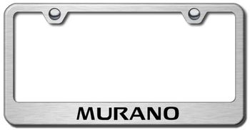 Nissan Murano Laser Etched Stainless Steel License Plate Frame