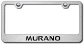 Nissan Murano Laser Etched Stainless Steel License Plate Frame