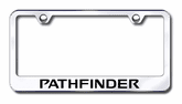 Nissan Pathfinder Laser Etched Stainless Steel License Plate Frame