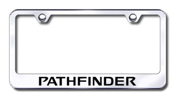 Nissan Pathfinder Laser Etched Stainless Steel License Plate Frame