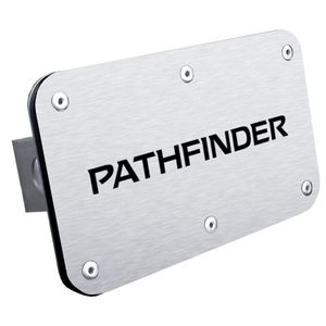 Nissan Pathfinder Stainless Steel Name Hitch Plug