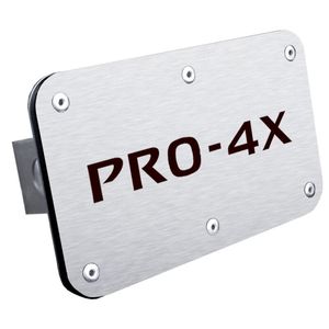 Nissan Pro-4X Stainless Steel Name Hitch Plug