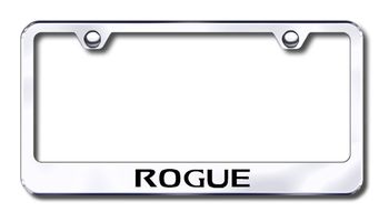Nissan Rogue Laser Etched Stainless Steel License Plate Frame