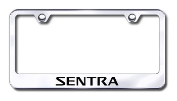 Nissan Sentra Laser Etched Stainless Steel License Plate Frame