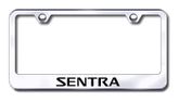 Nissan Sentra Laser Etched Stainless Steel License Plate Frame