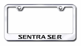 Nissan Sentra SE-R Laser Etched Stainless Steel License Plate Frame