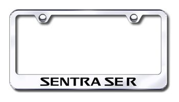 Nissan Sentra SE-R Laser Etched Stainless Steel License Plate Frame