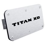 Nissan Titan XD Stainless Steel Name Hitch Plug