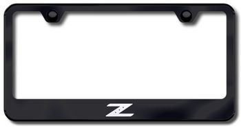 Nissan Z Logo Laser Etched Stainless Steel License Plate Frame